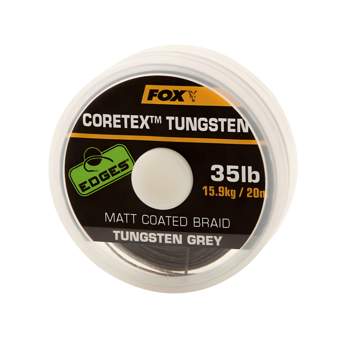 Pavadu materiāls Fox Edges Coretex Tungsten pelēks