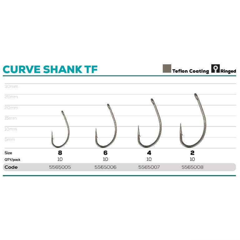 Āķi Golden Catch G.Carp Curve Shank TF