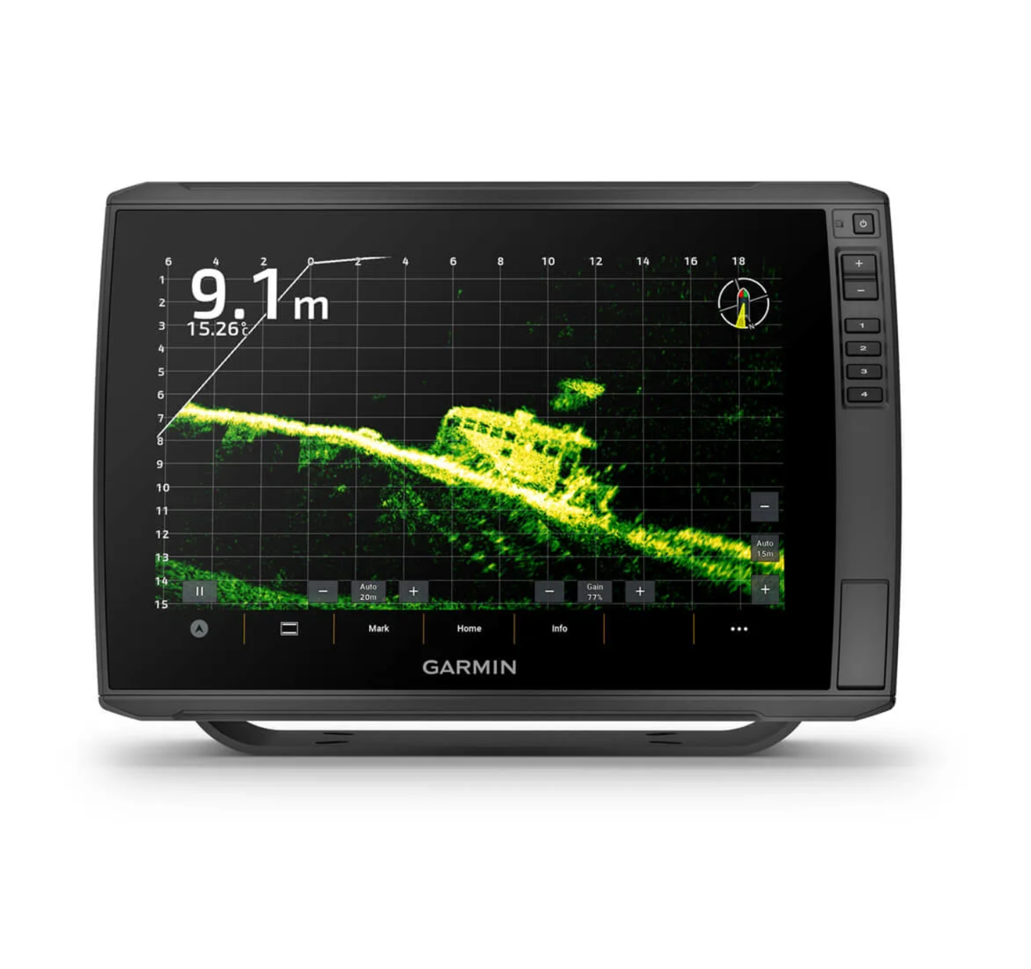 Karšu ploteris Garmin ECHOMAP™ Ultra 2 12" 122sv ar GT56UHD-TM devēju