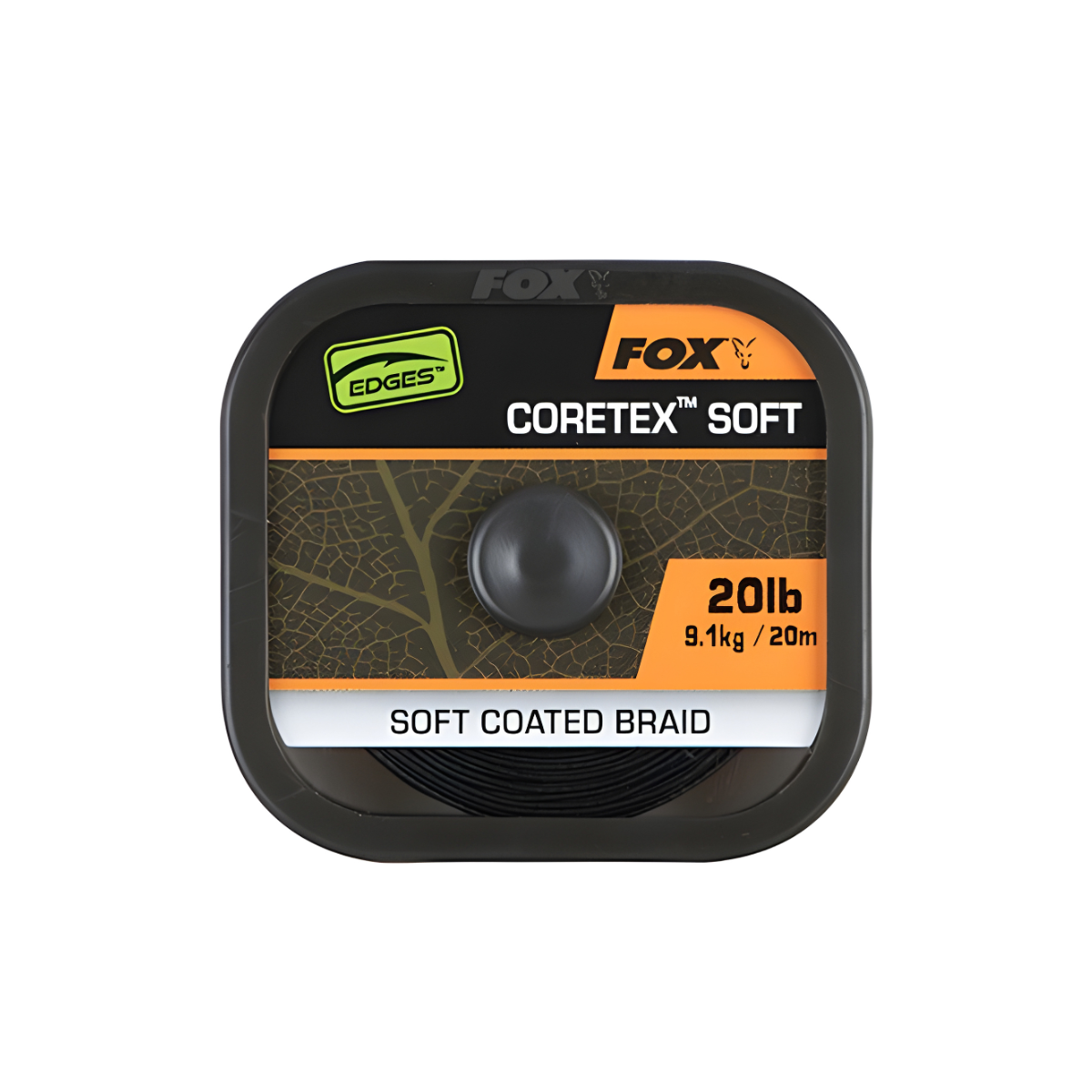 Pavadu materiāls Fox Edges Naturals Coretex Soft tumši zaļš