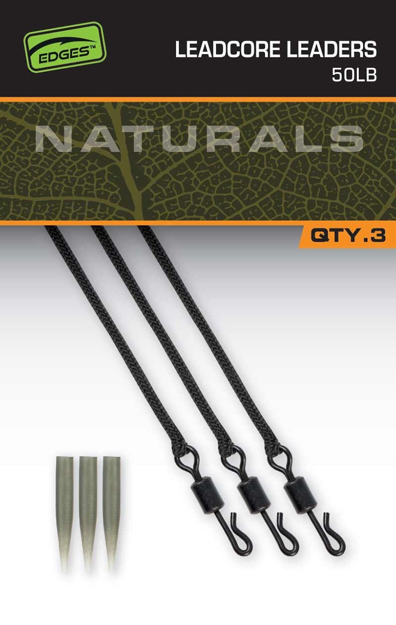 Gatavā sistēma Fox Edges Naturals Leadcore Leaders