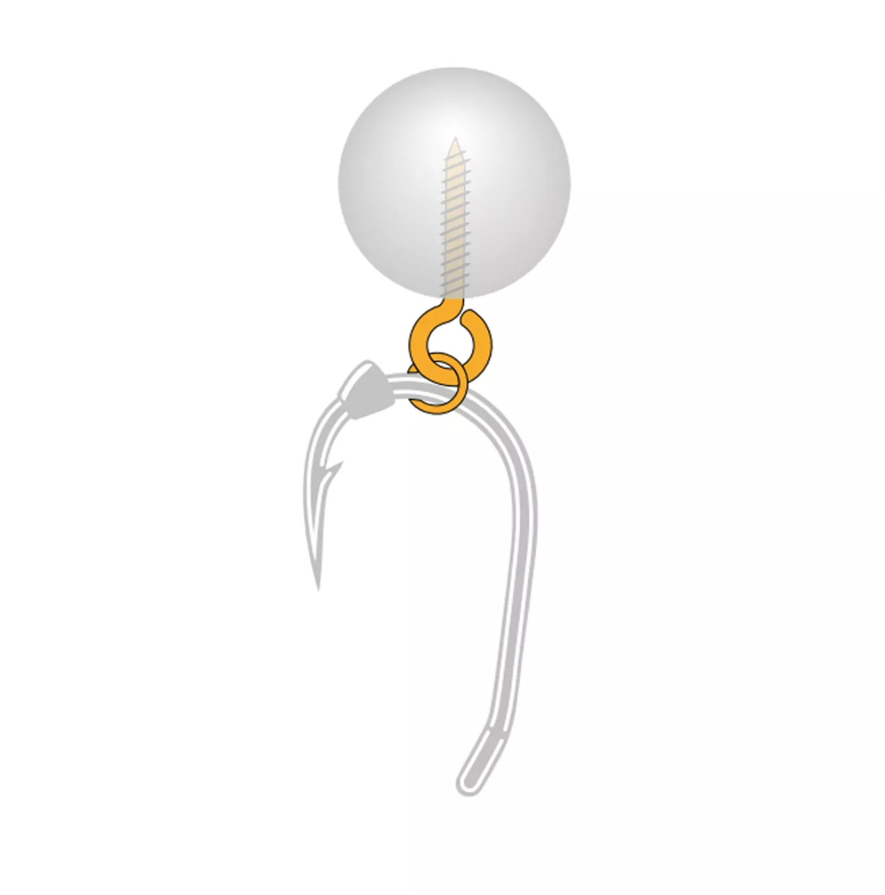 Ēsmas fiksators Golden Catch G.Carp Screw Bait