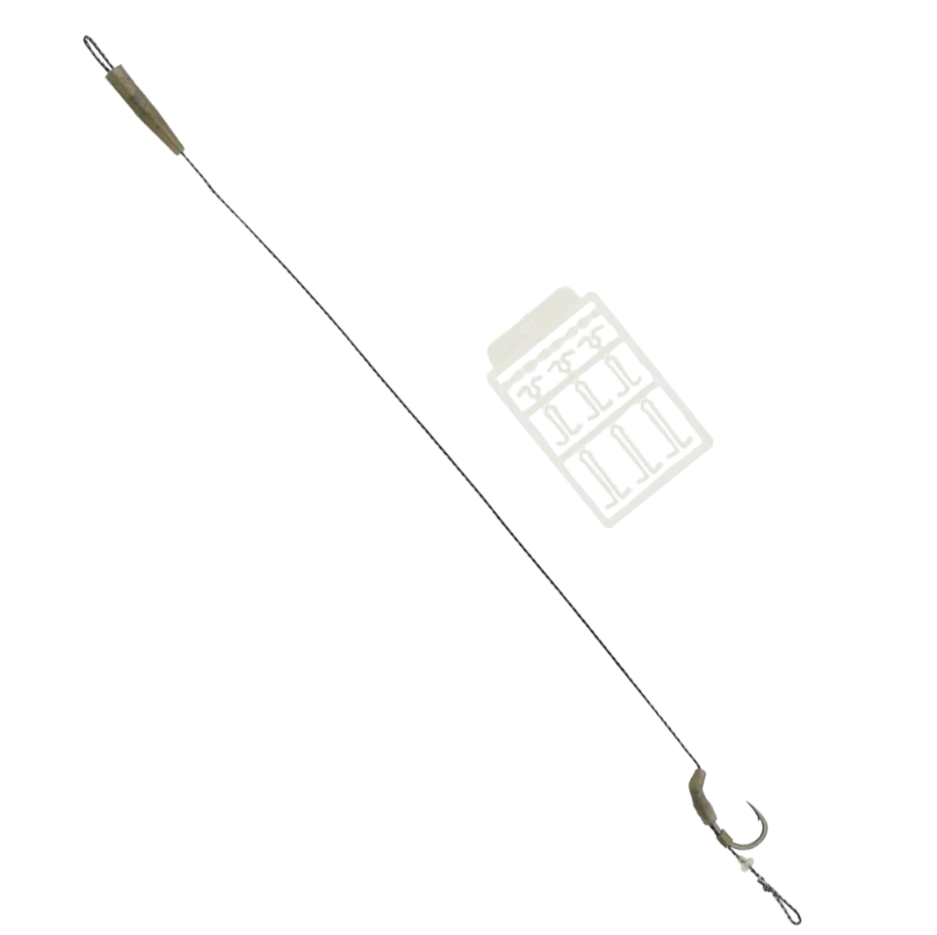 Carp rig Golden Catch G.Carp Braid X6 Wide Gape Ready Rig