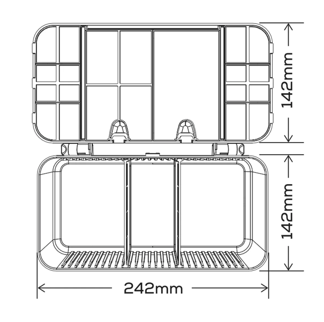 Kaste Golden Catch G.Carp Deep Tackle Box