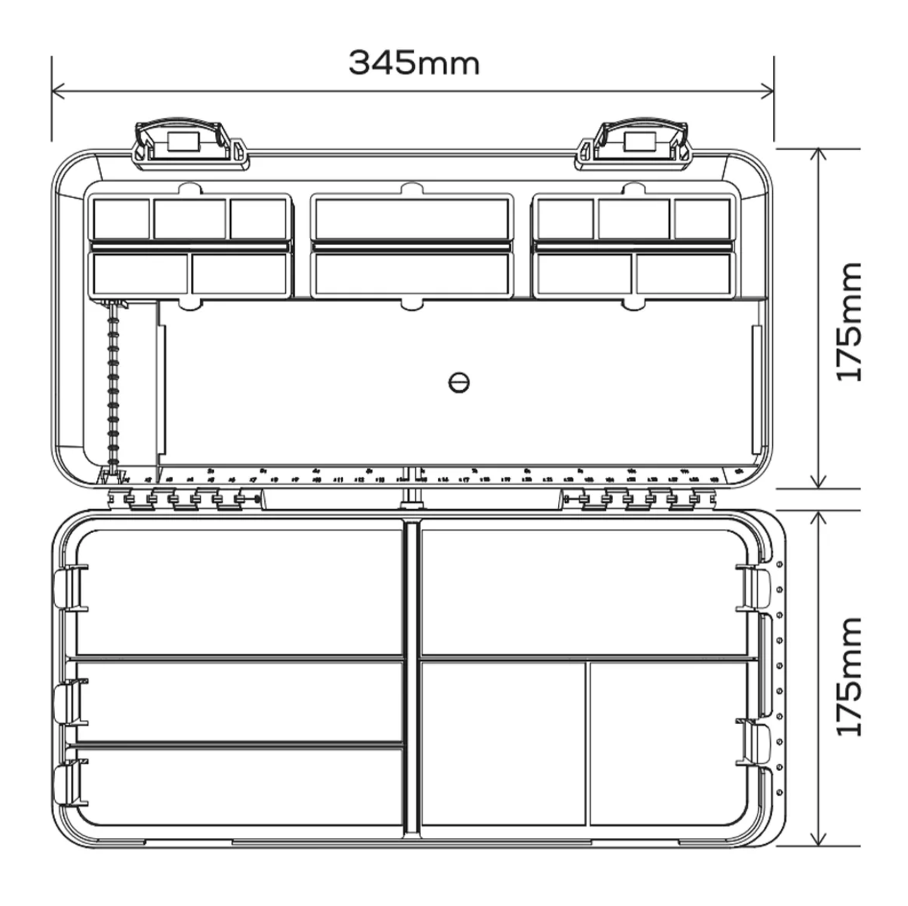 Kaste Golden Catch G.Carp Flat Tackle Box
