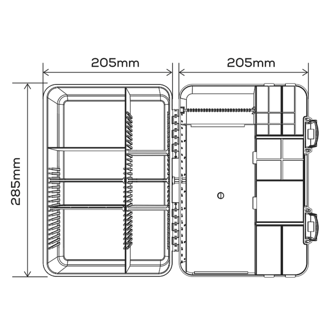 Kaste Golden Catch G.Carp Major Tackle Box L (komplekts)