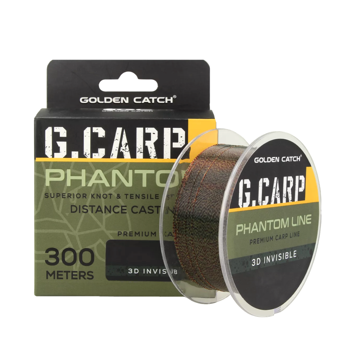 Aukla Golden Catch G.Carp Phantom 3D caurspīdīga