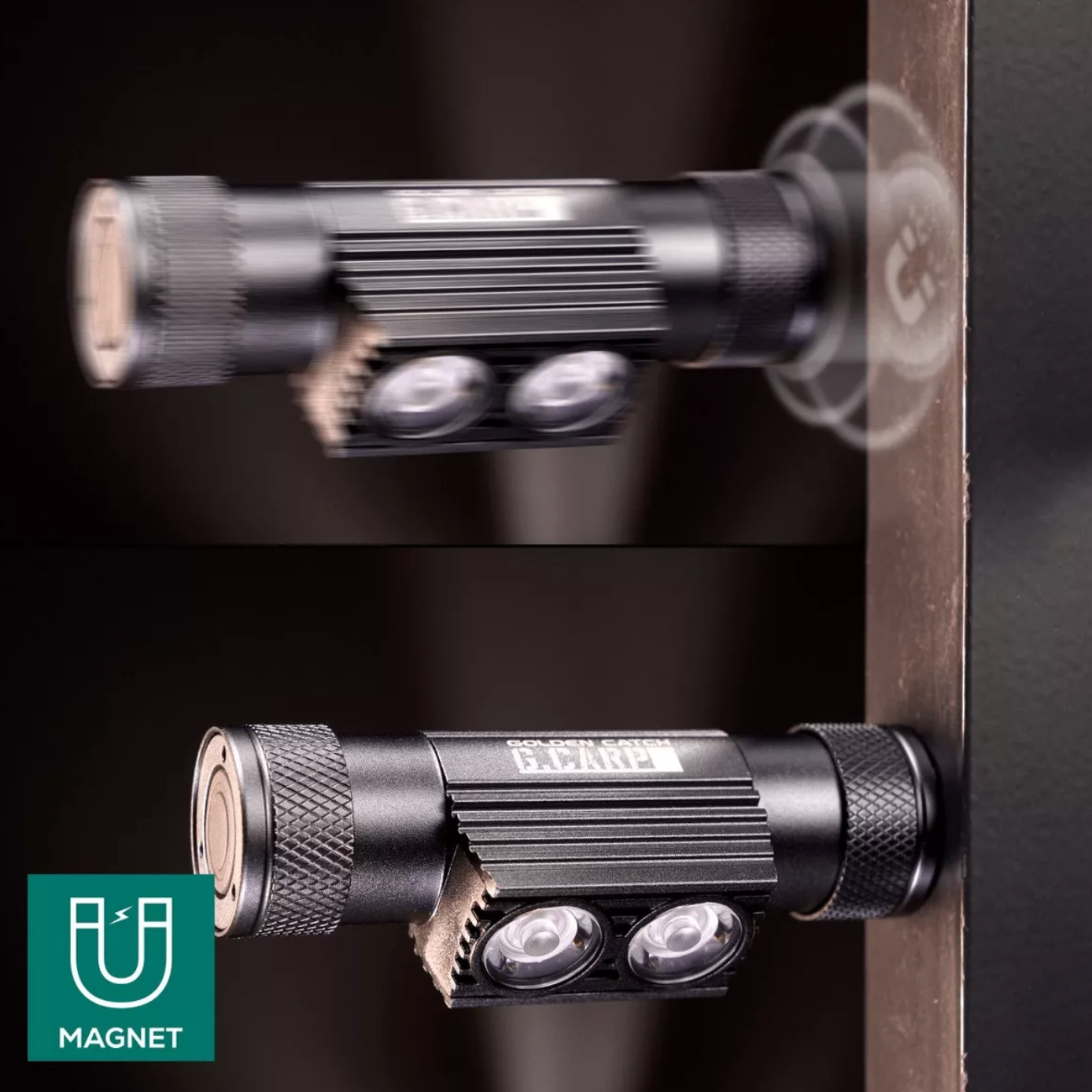 Galvas lukturis Golden Catch G.Carp Ti-Blue