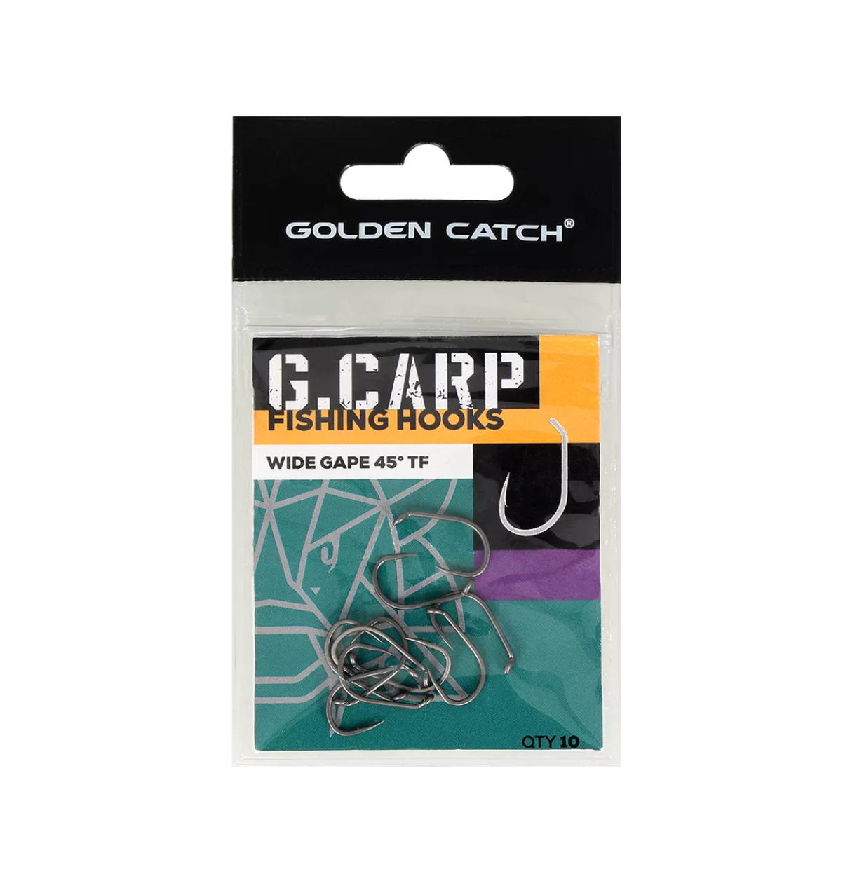 Āķi Golden Catch G.Carp Wide Gape 45° TF