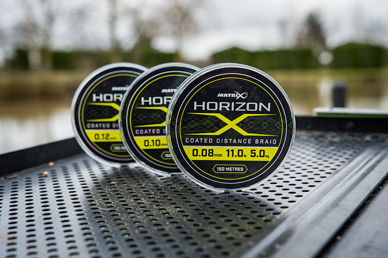 Matrix Horizon X Coated Braid Line 150m 0.10mm Balck