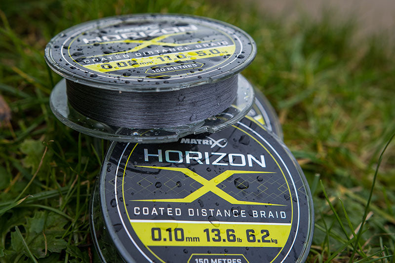 Matrix Horizon X Coated Braid Line 150m 0.10mm Balck