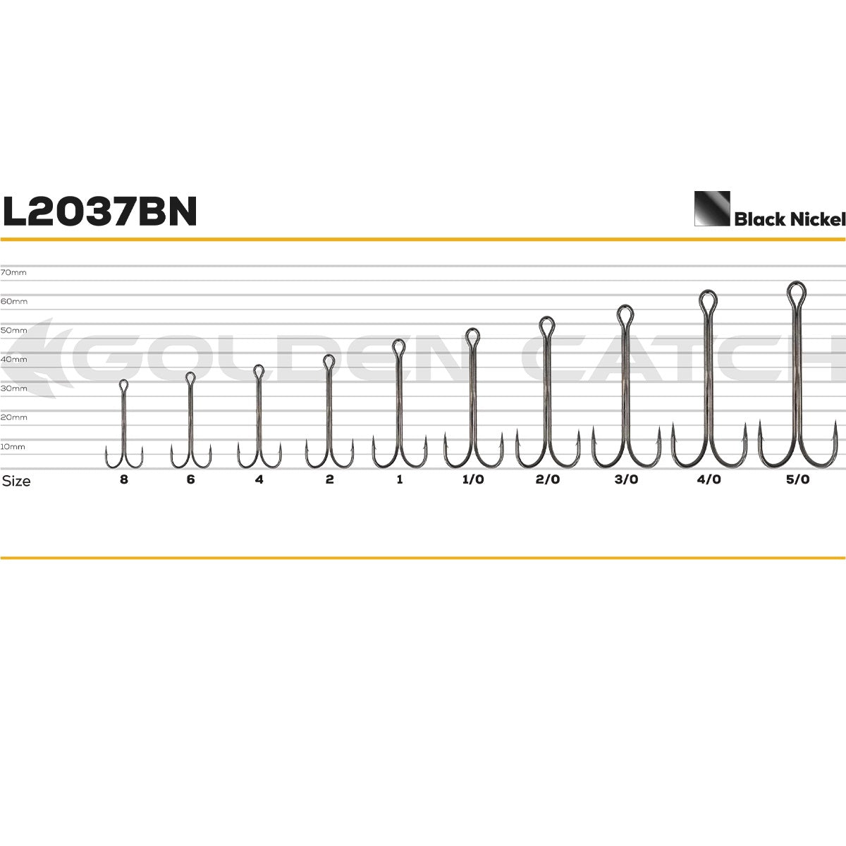Āķi Golden Catch Double Long L2037BN