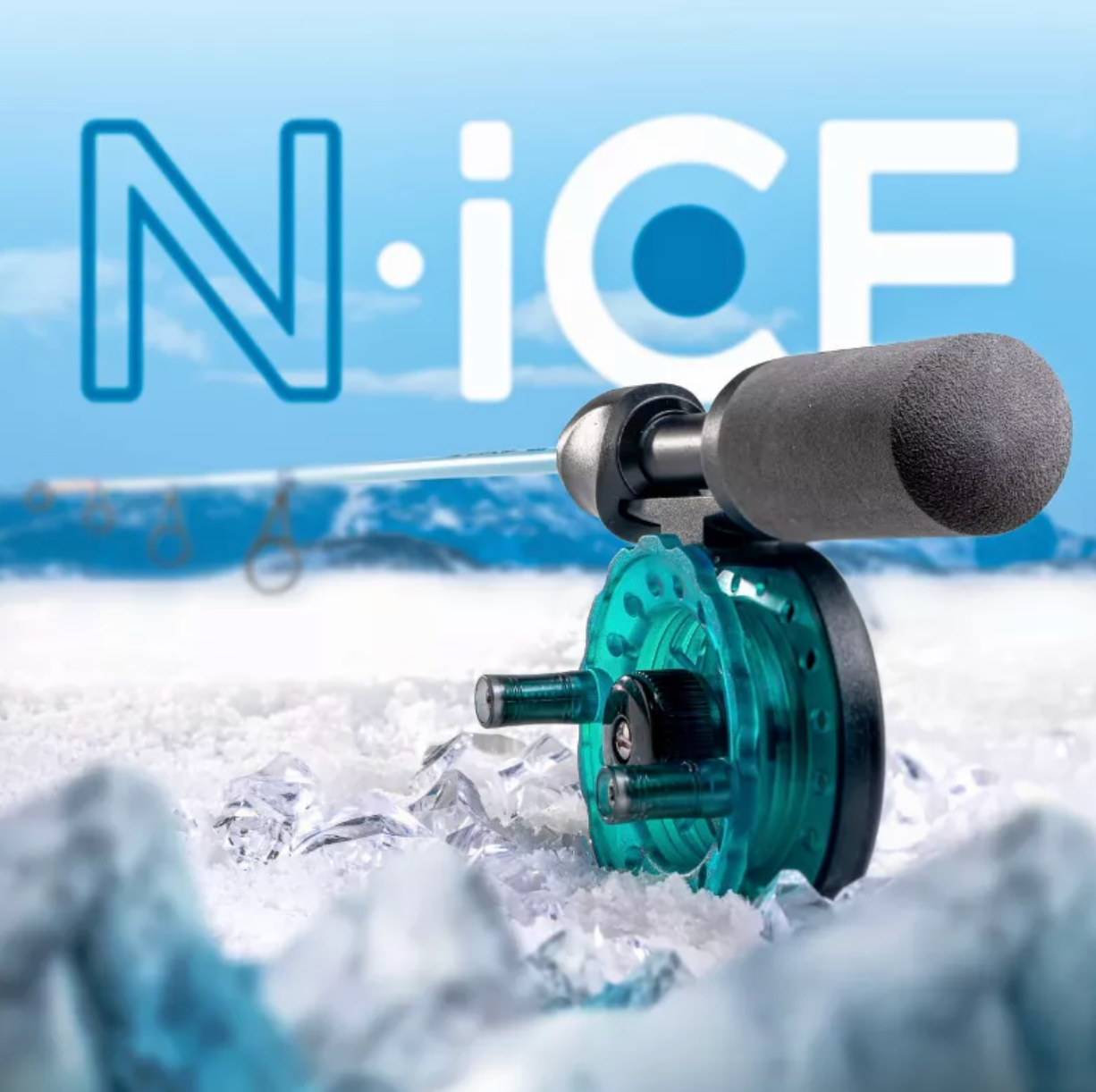 Makšķere ziemas Golden Catch N-Ice Crystal Glass