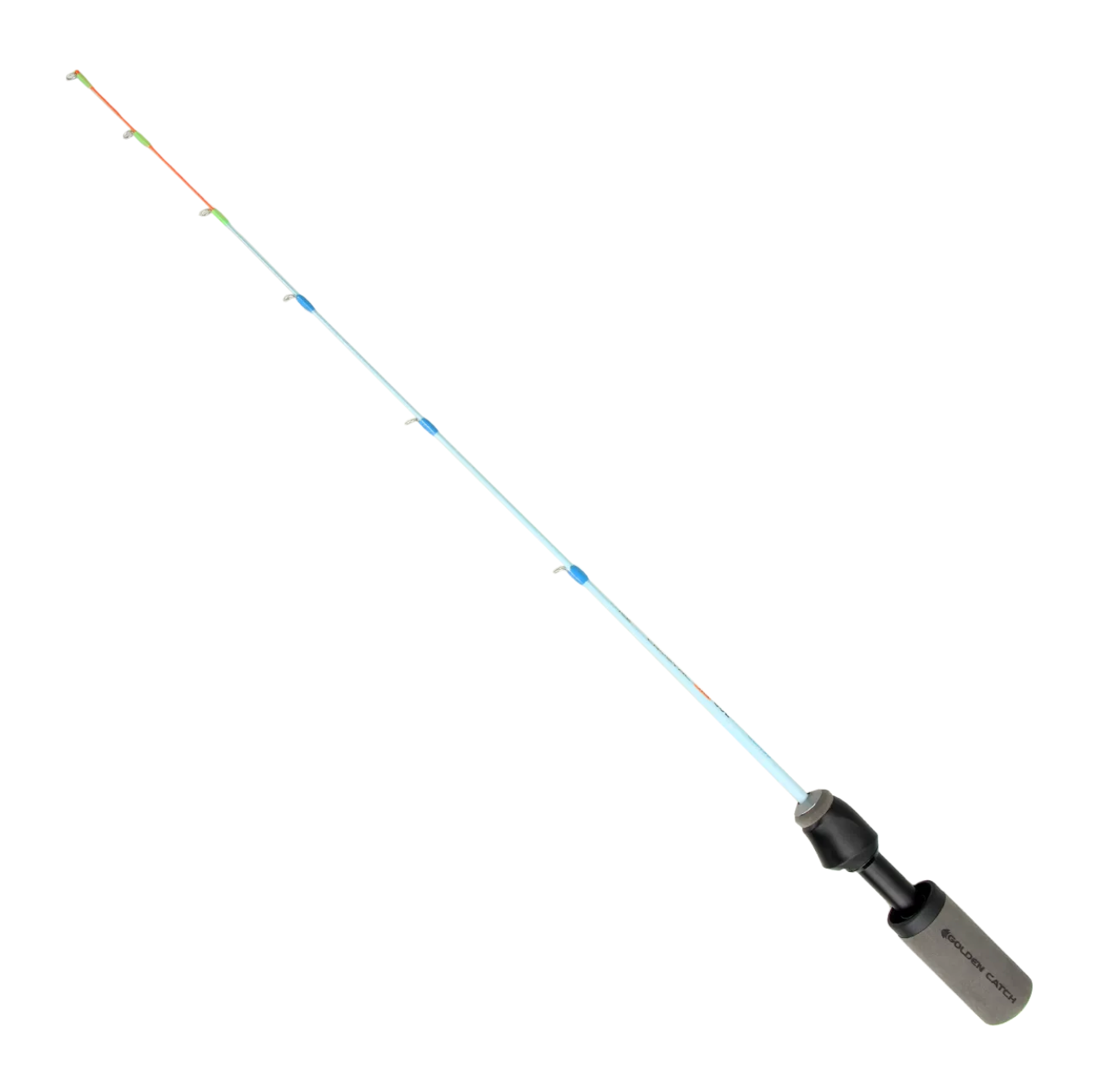 crystal fishing pole Golden Catch N-Ice Jig 60L Glass Ice Rod Rod and Rivet Fishing Chairs and Accessories and reliability. Hook Size:7/0 (2 Pack)