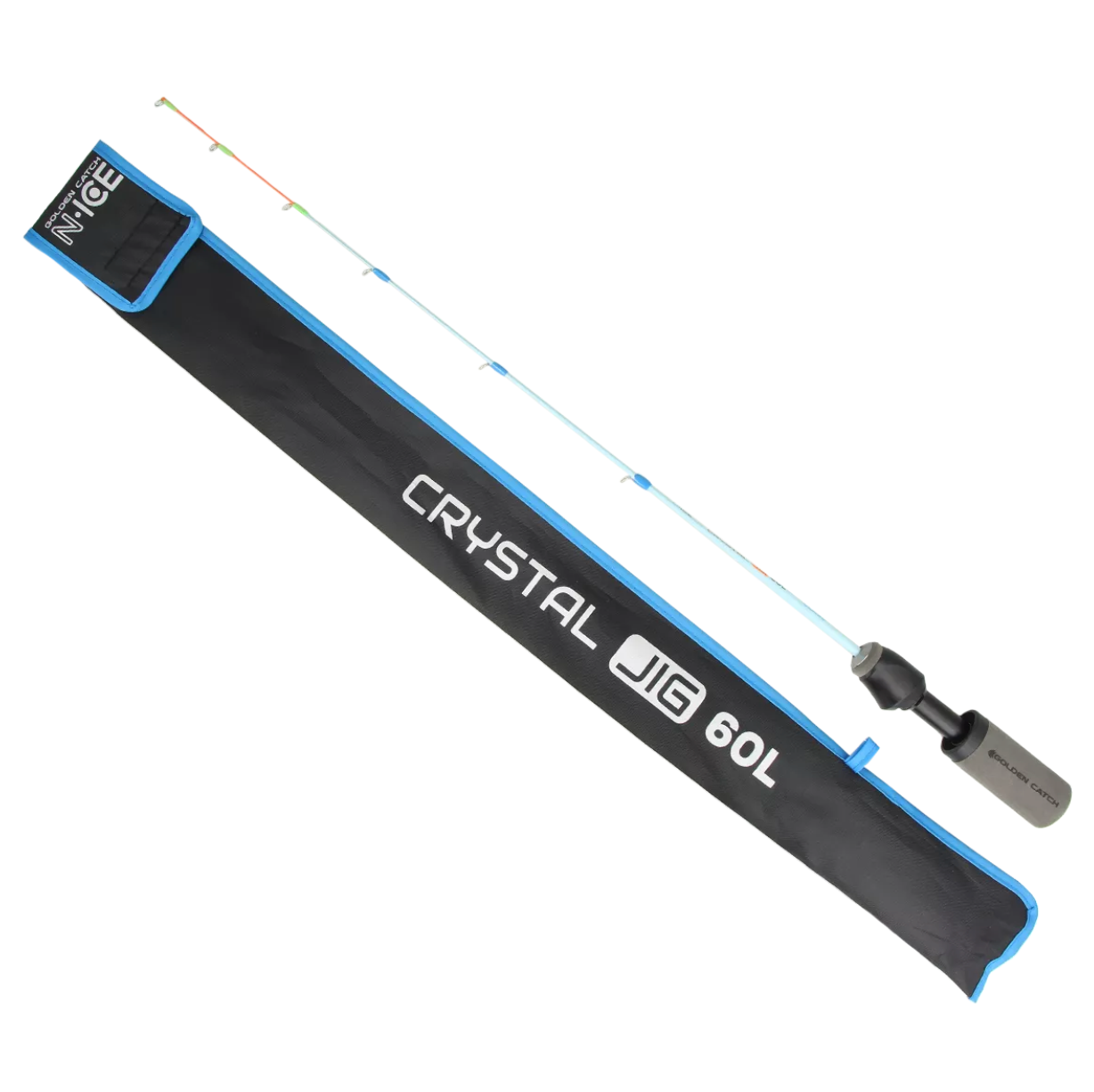 Golden Catch N-Ice Crystal Jig 60L Glass Ice Rod
