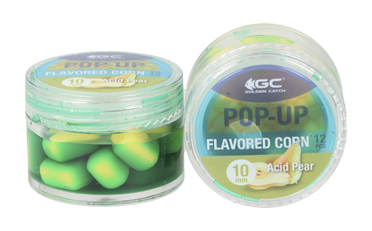 Artificial corn in dip Golden Catch Pop-Up Flavored