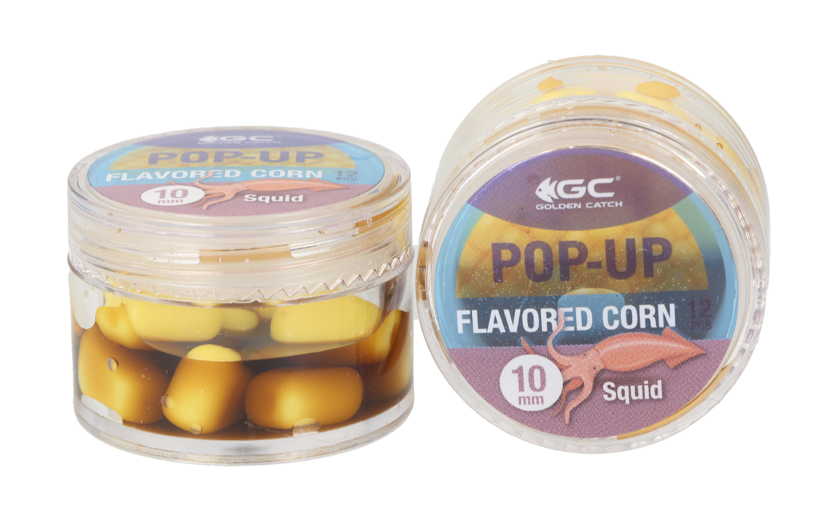 Artificial corn in dip Golden Catch Pop-Up Flavored