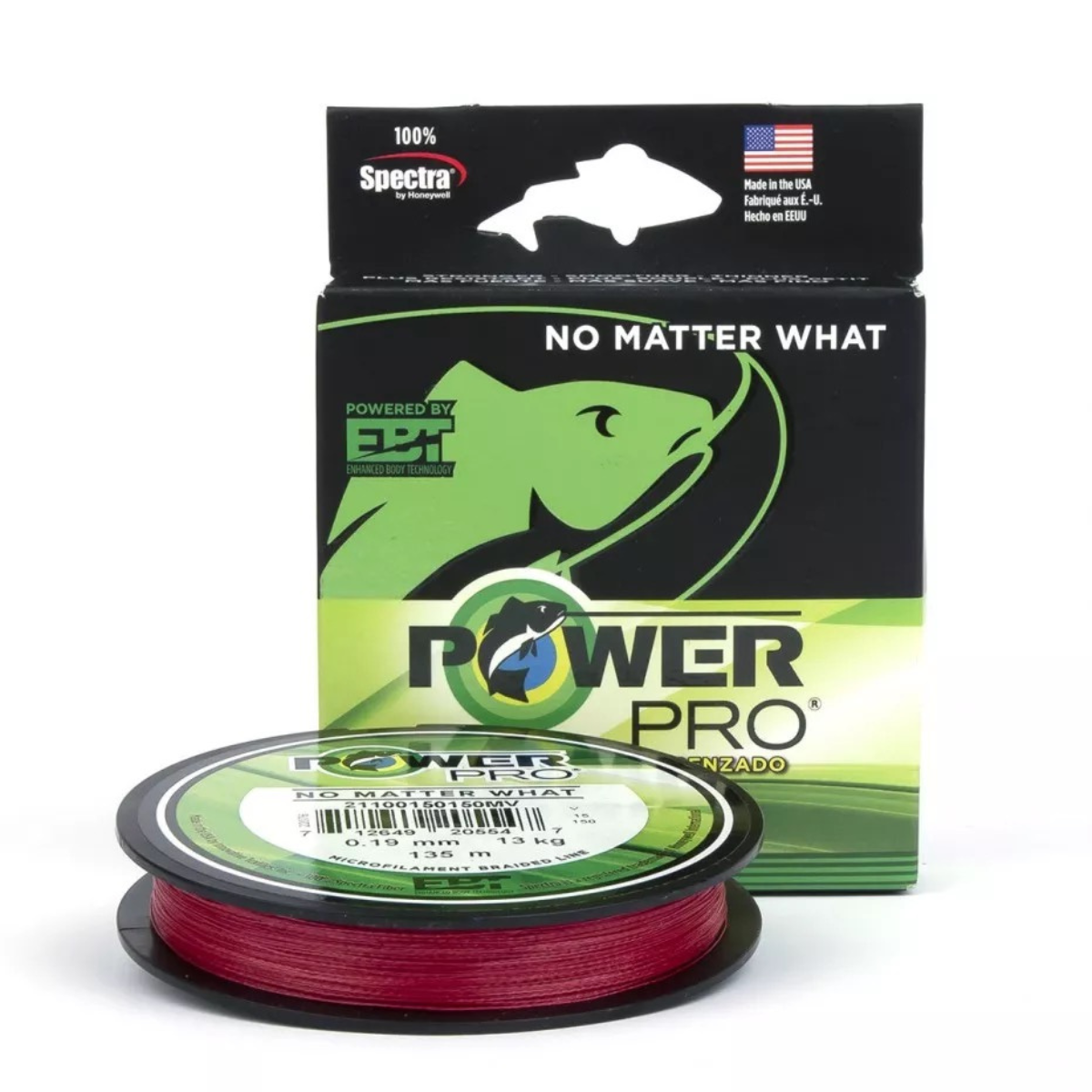 Aukla Shimano Power Pro 135m 0.10mm spilgti sarkana