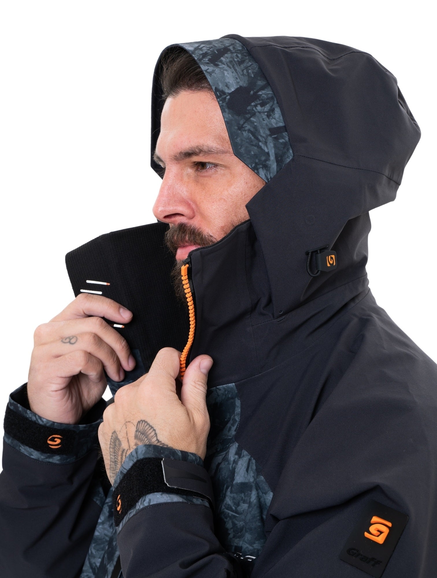 Lietus necaurlaidīga jaka Graff Jacket 631-B-8/3 Carbon Edition 3.0