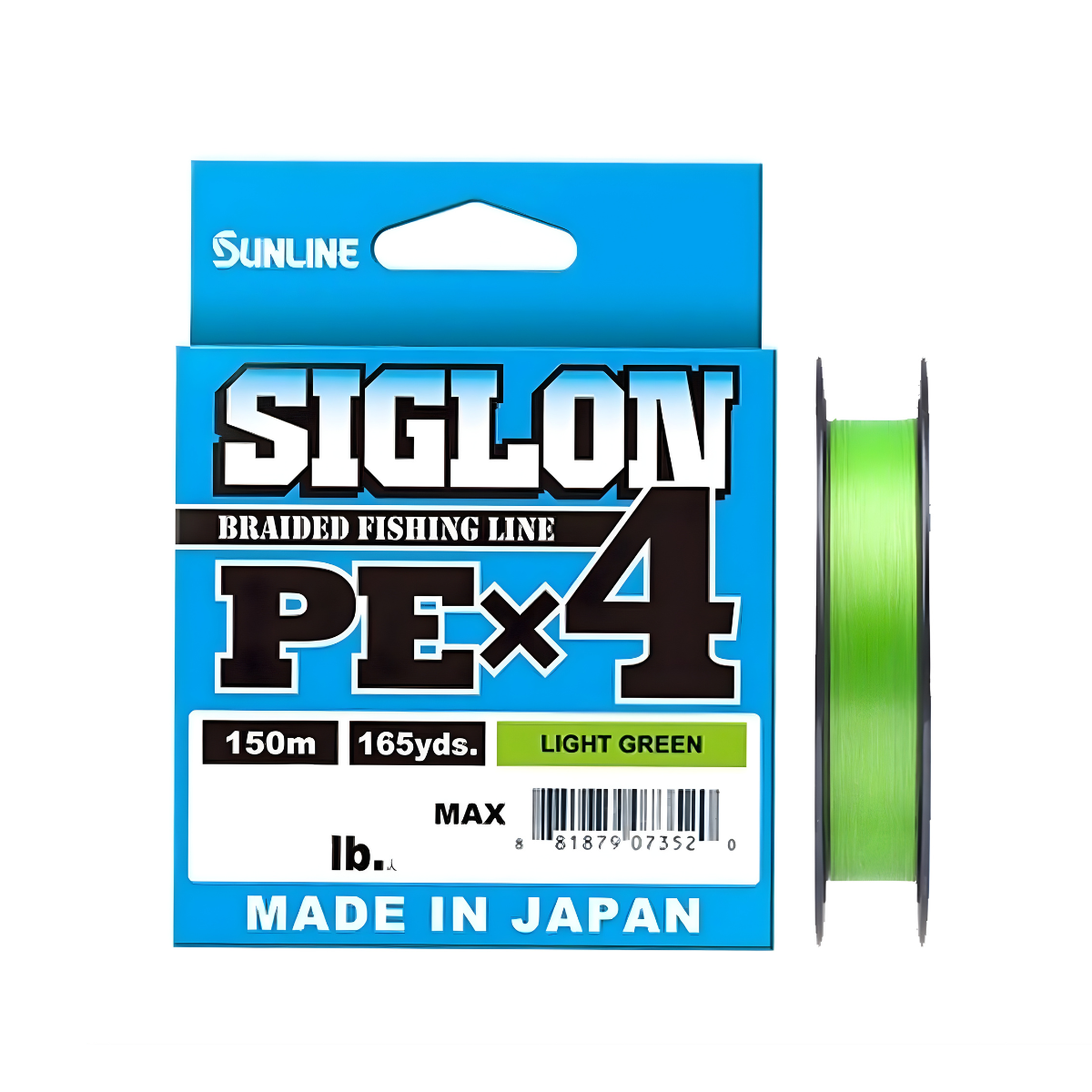 Aukla Sunline Siglon PE X4 gaiši zaļa