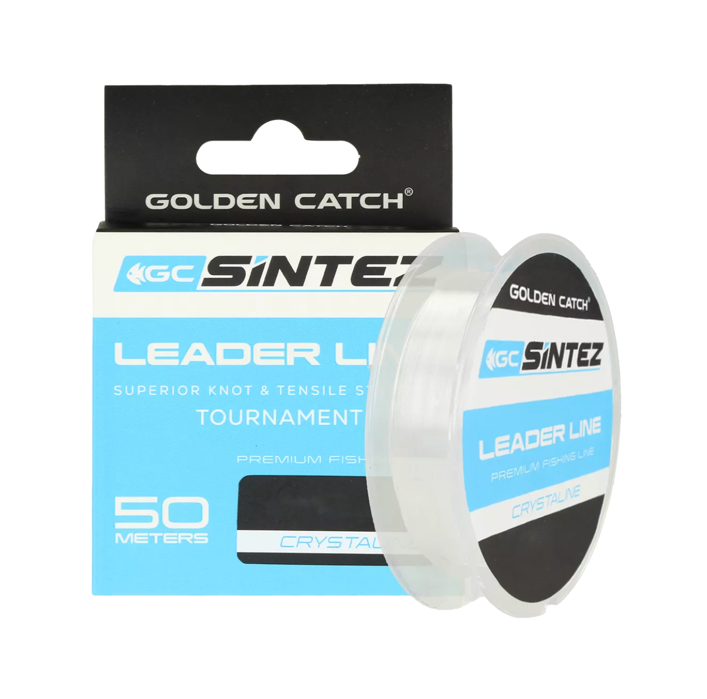 Aukla Golden Catch Sintez Leader Line caurspīdīga