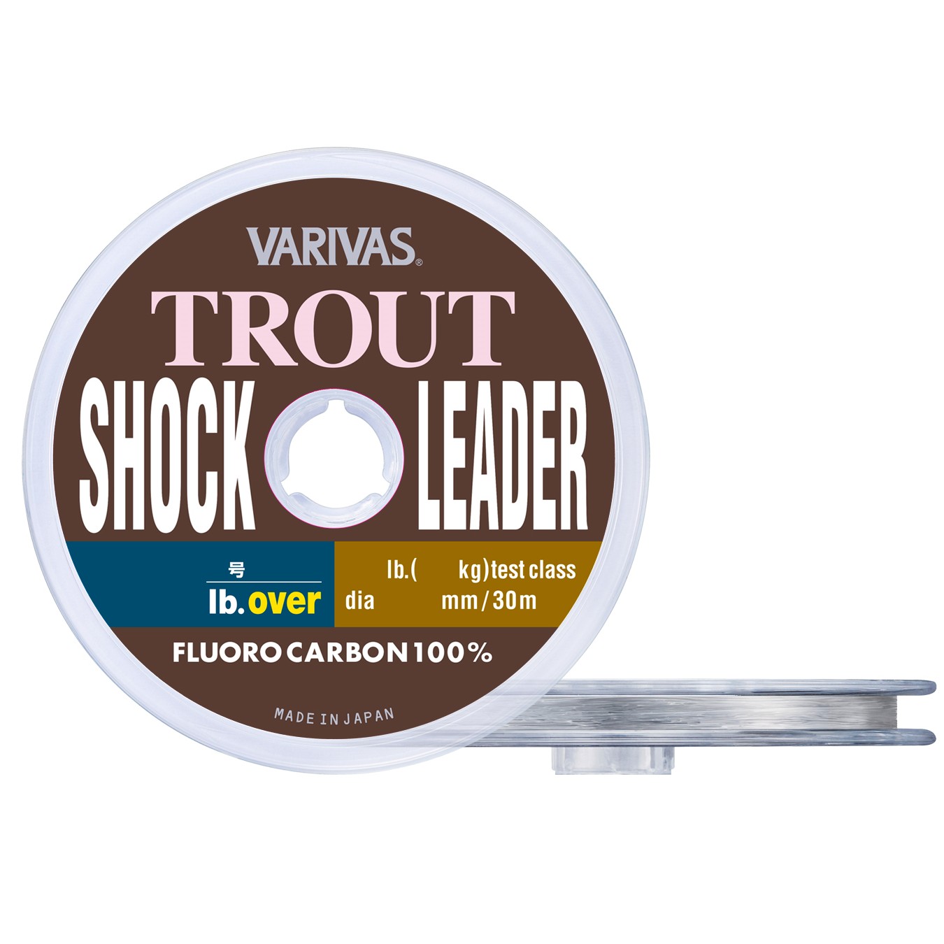 Aukla Varivas Trout Fluorocarbon Shock Leader 30m #0.6 2.5lb caurspīdīga