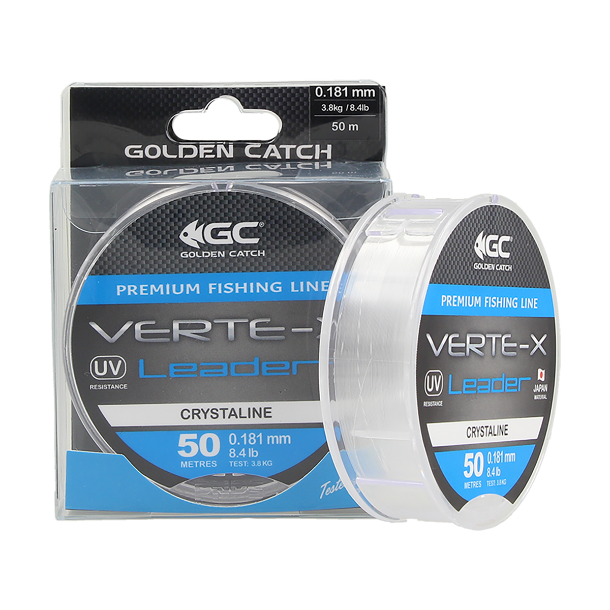 Aukla Golden Catch Verte-X Leader caurspīdīga