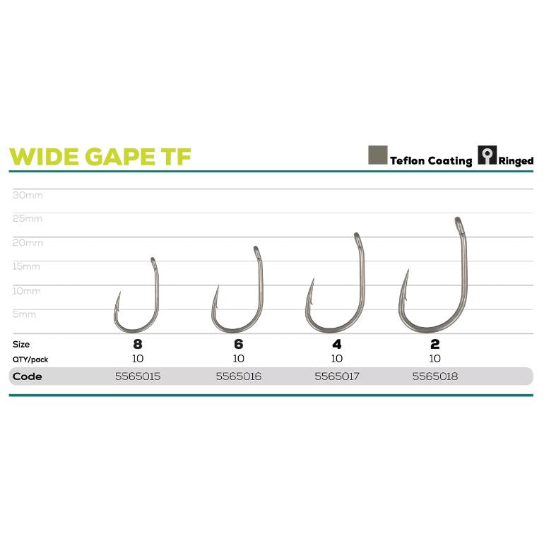 Hooks Golden Catch G.Carp Wide Gape TF