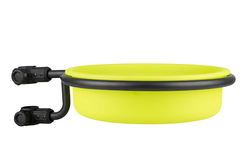 Turētājs ar barības trauku Matrix 3D-R X-Strong Bucket Hoop Inc. Lime Bowl
