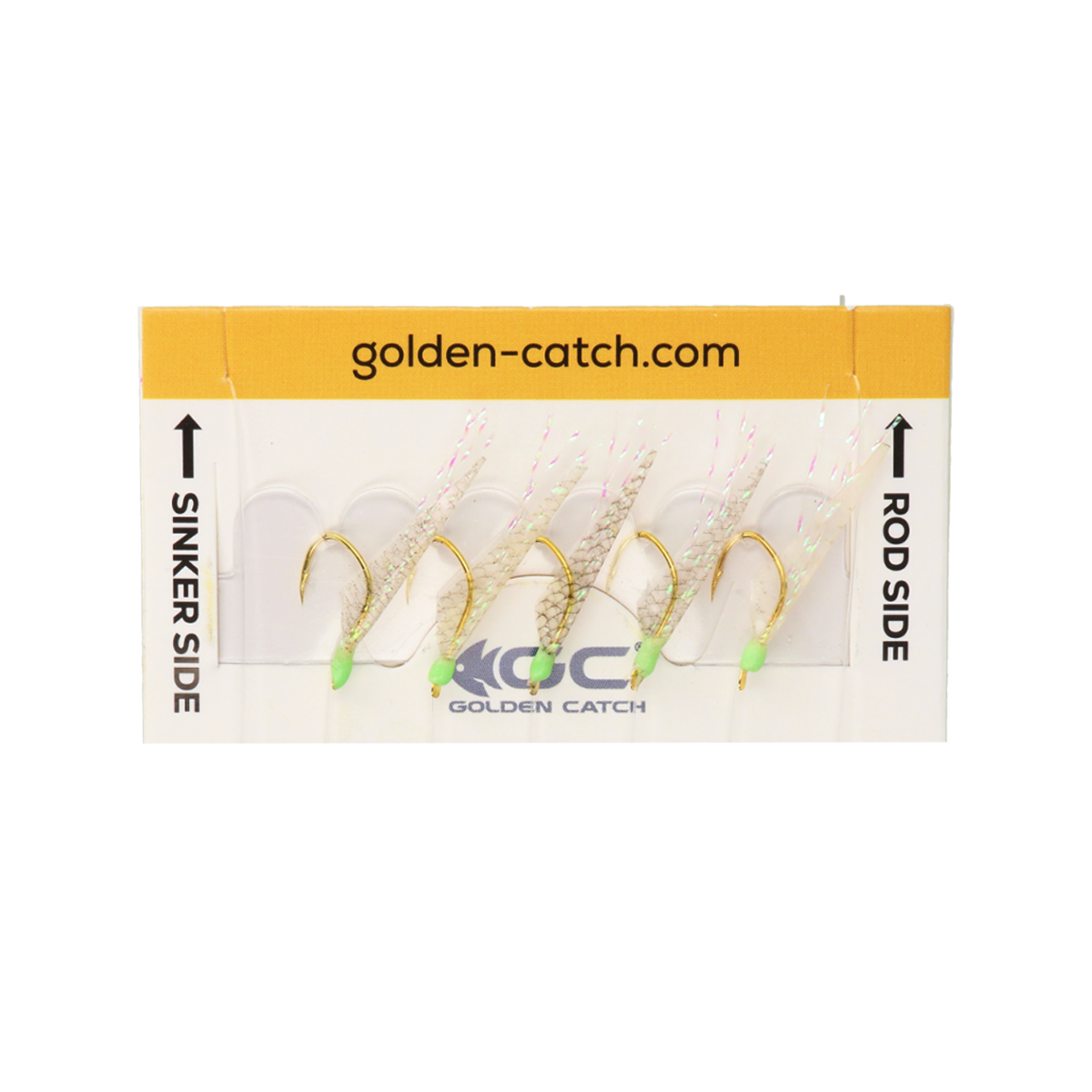 Salt rig Golden Catch Aji Sabiki FS105 Natural (5 hooks)