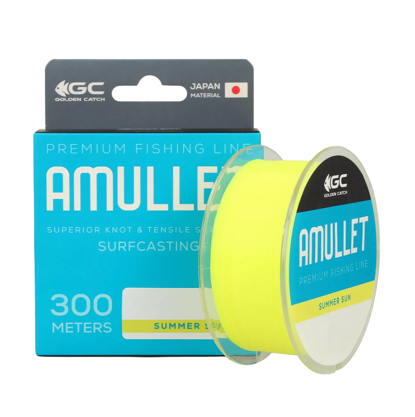 Aukla Golden Catch Amullet Surf fluorescējoša, dzeltena