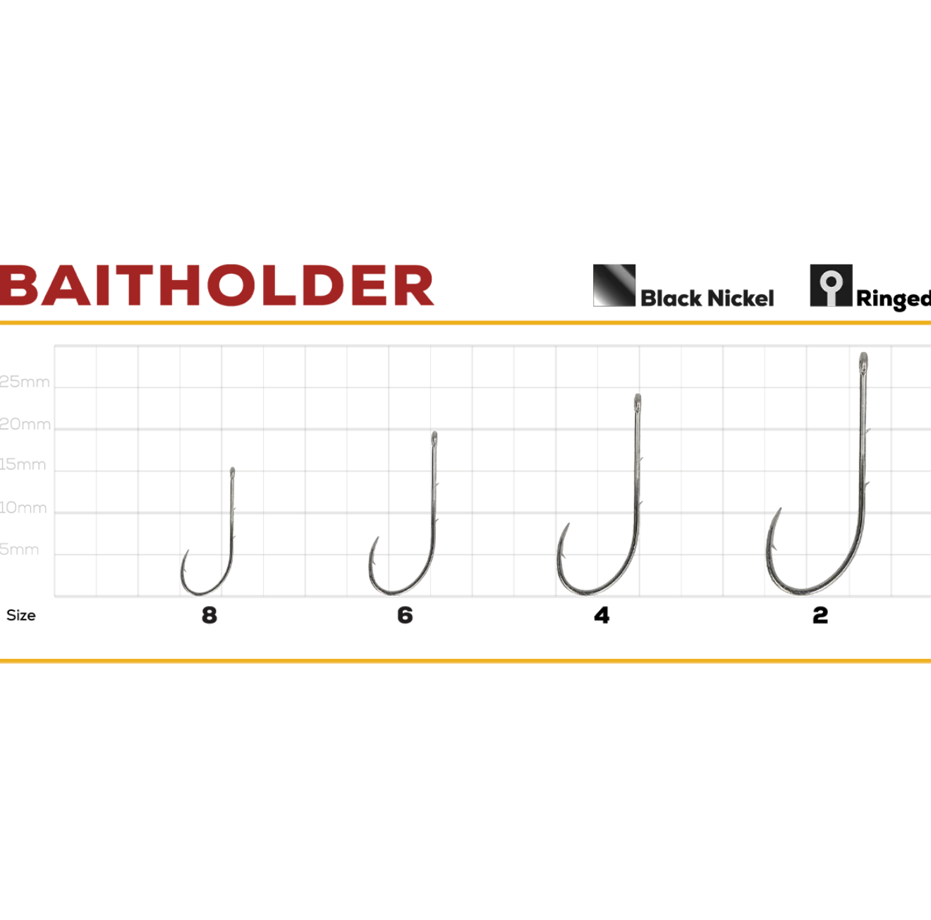 Hooks Golden Catch Baitholder 24