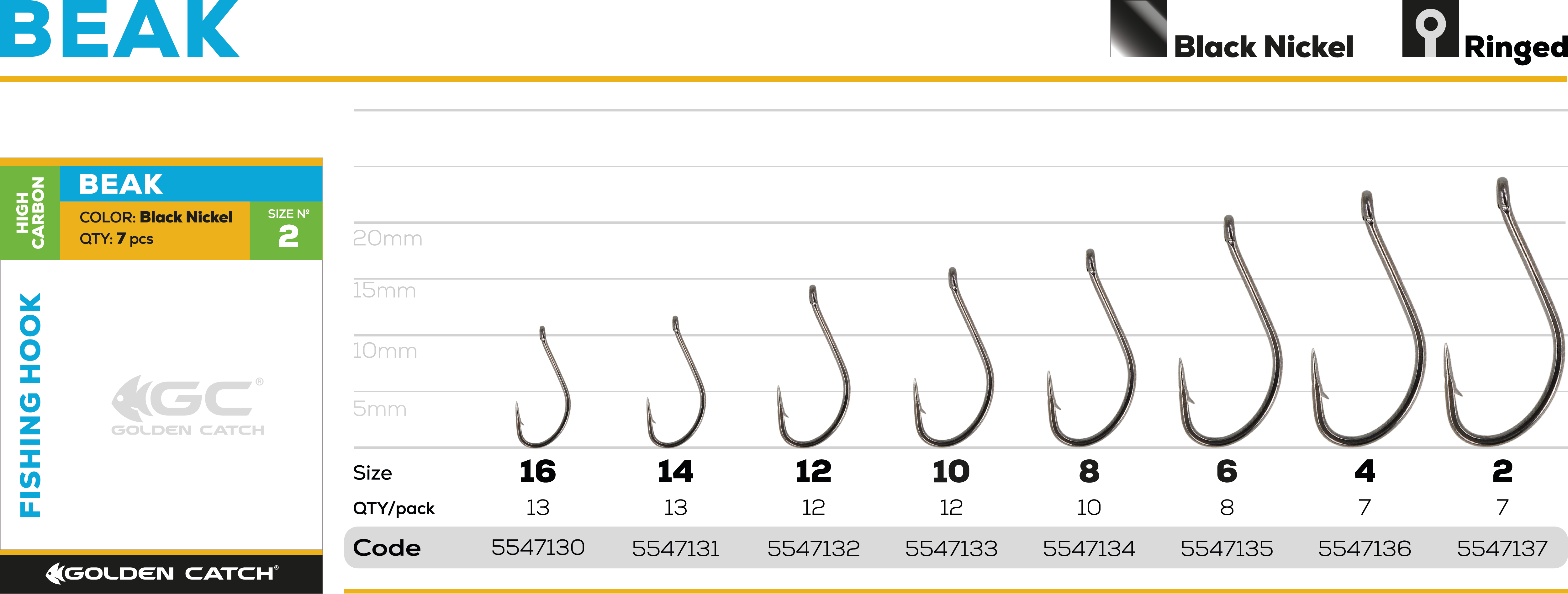 Hooks Golden Catch Beak