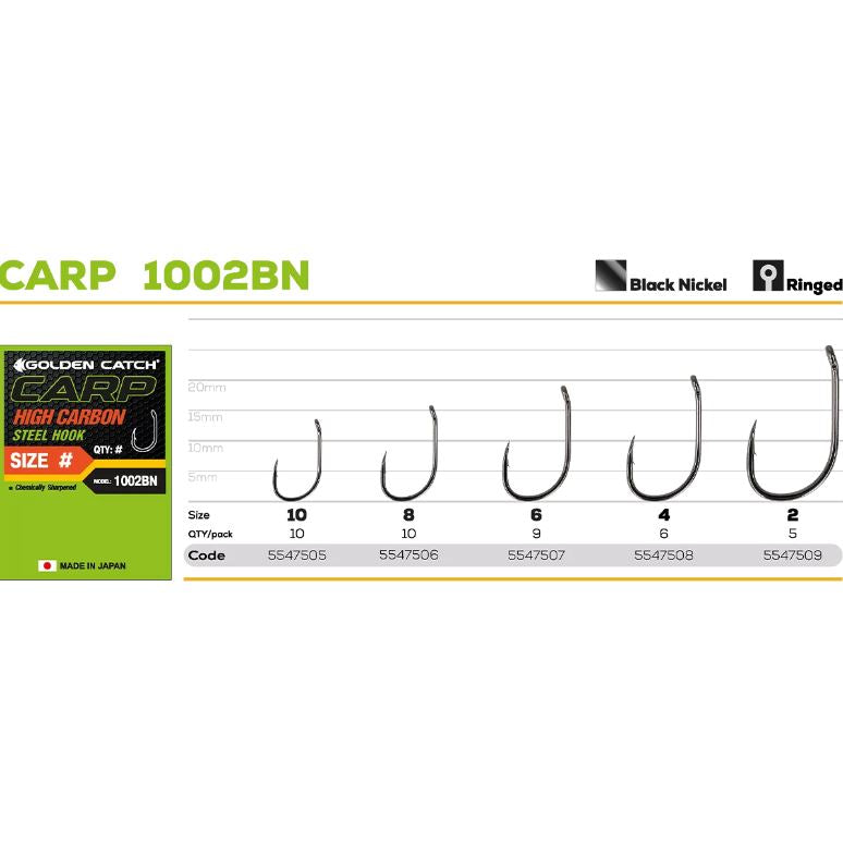 Āķi Golden Catch Carp 1002BN