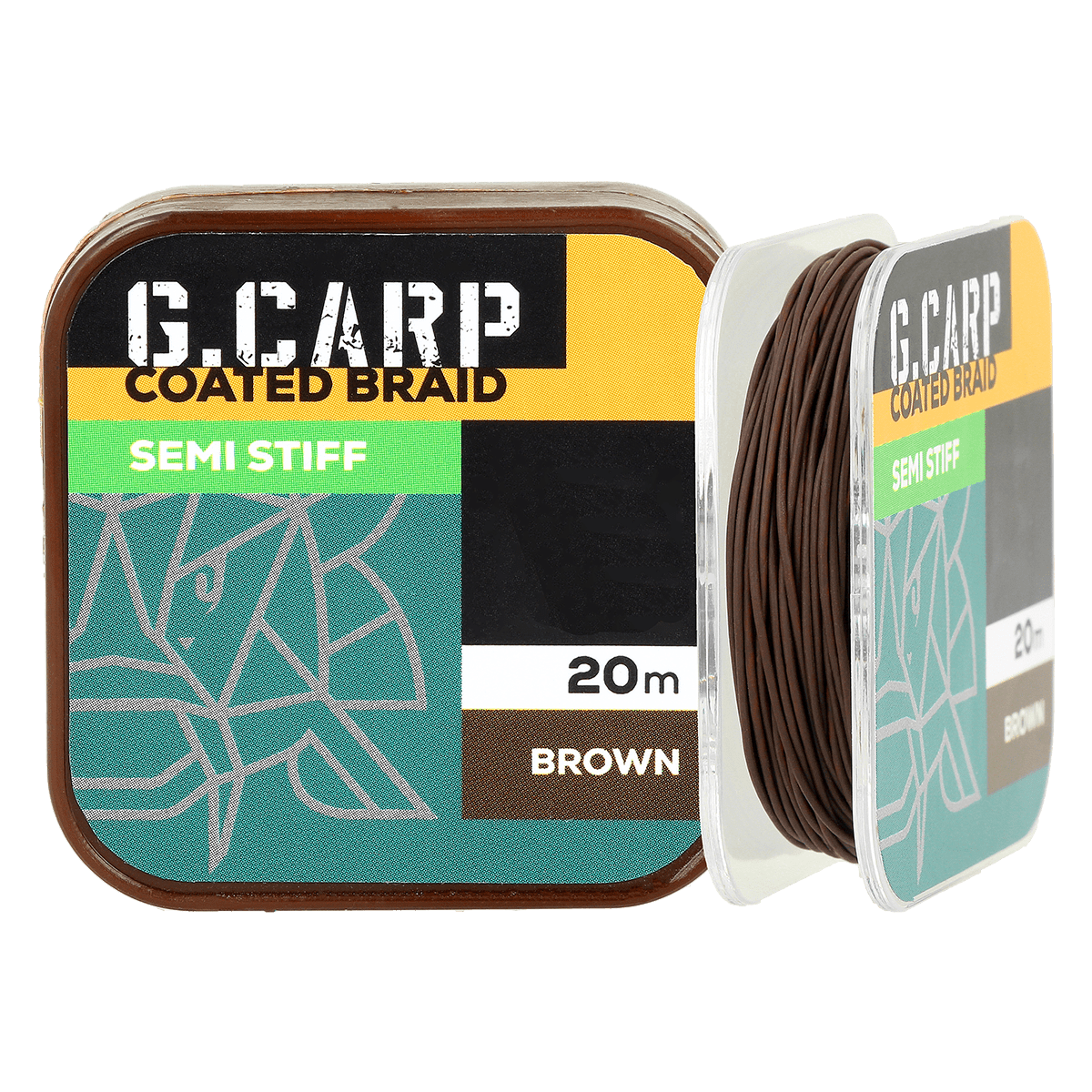 Pavadu materiāls Golden Catch G.Carp Coated Braid Semi Stiff