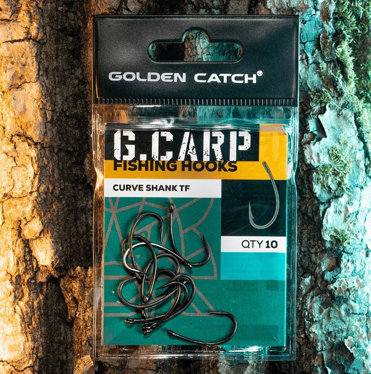 Hooks Golden Catch G.Carp Curve Shank TF