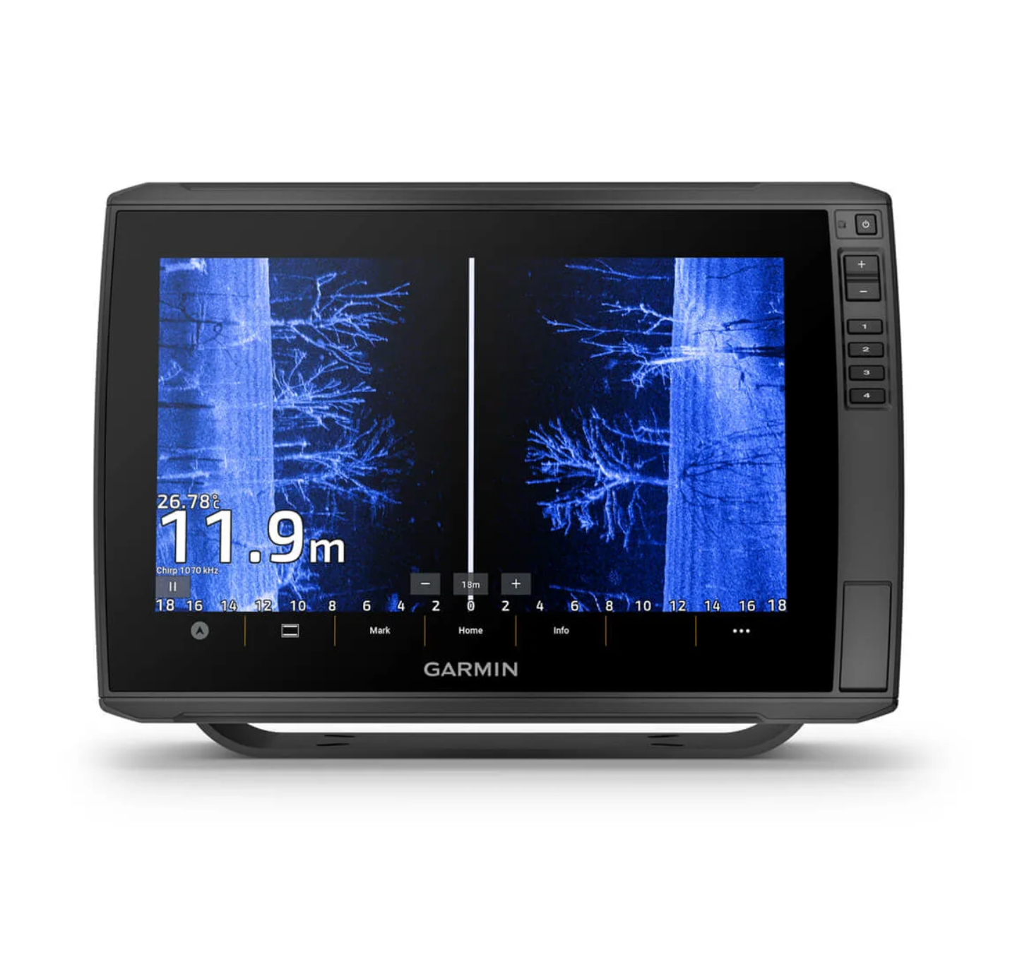 Karšu ploteris Garmin ECHOMAP™ Ultra 2 12" 122sv ar GT56UHD-TM devēju