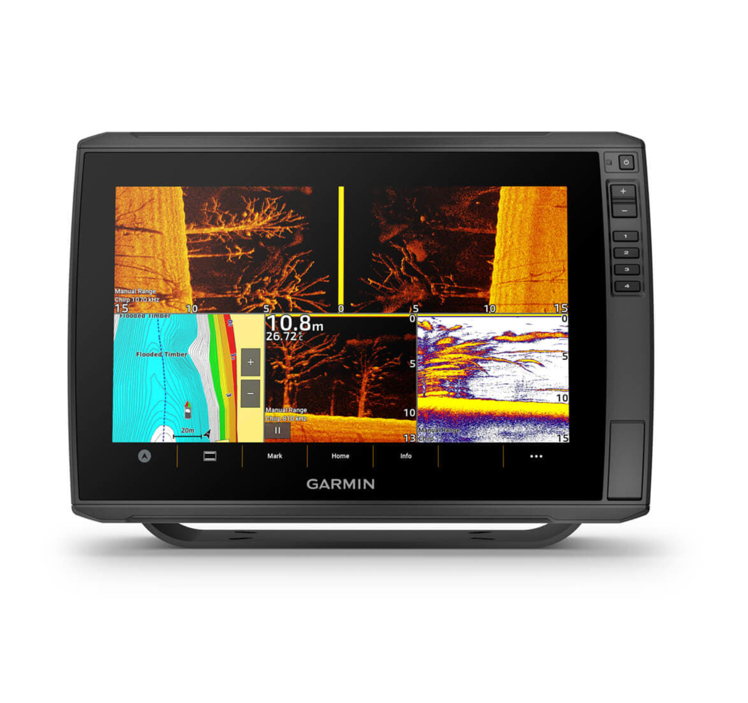 Karšu ploteris Garmin ECHOMAP™ Ultra 2 12" 122sv ar GT56UHD-TM devēju