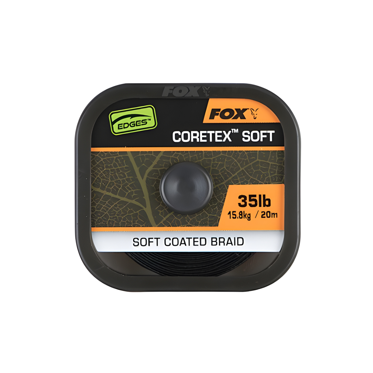 Pavadu materiāls Fox Edges Naturals Coretex Soft tumši zaļš