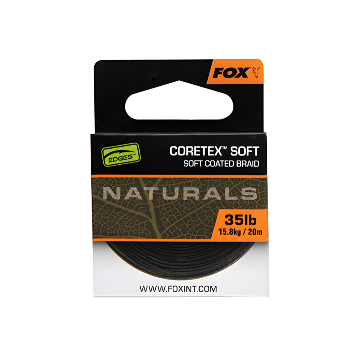Pavadu materiāls Fox Edges Naturals Coretex Soft tumši zaļš
