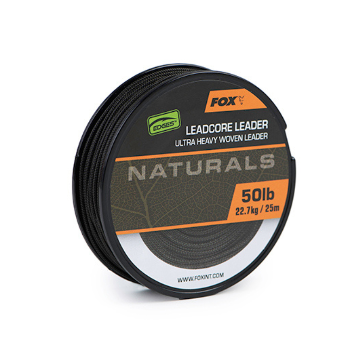 Pavadu materiāls Fox Edges Naturals Leadcore Leader tumši zaļš