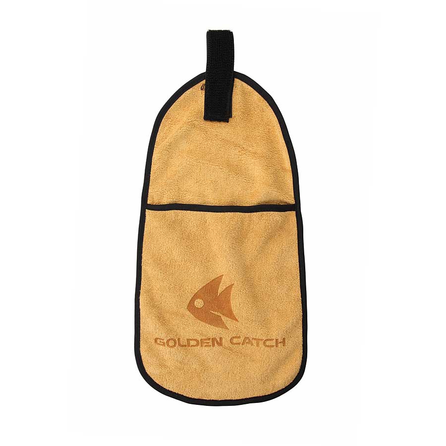 Fishing towel with pocket Golden Catch Beige