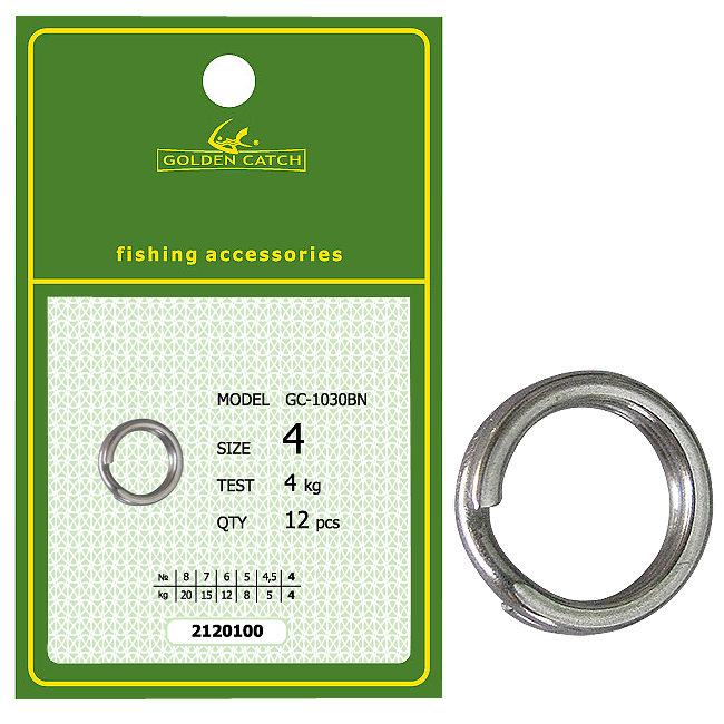 Split ring Golden Catch 1030BN