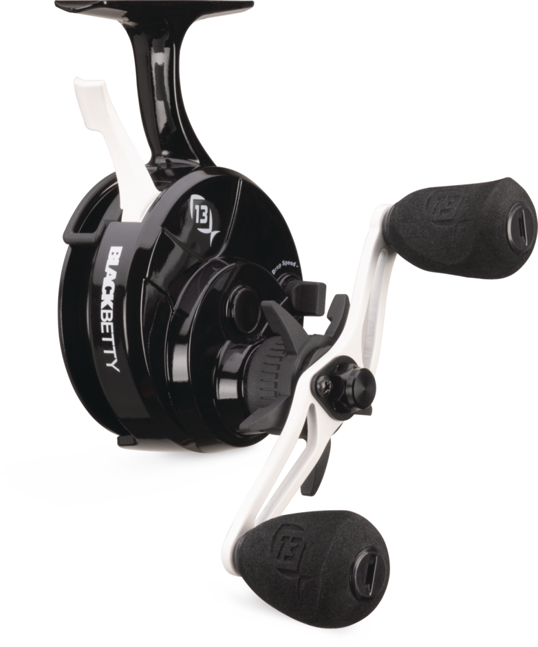 13 Fishing FreeFall Ghost Aluminum Ice Reel