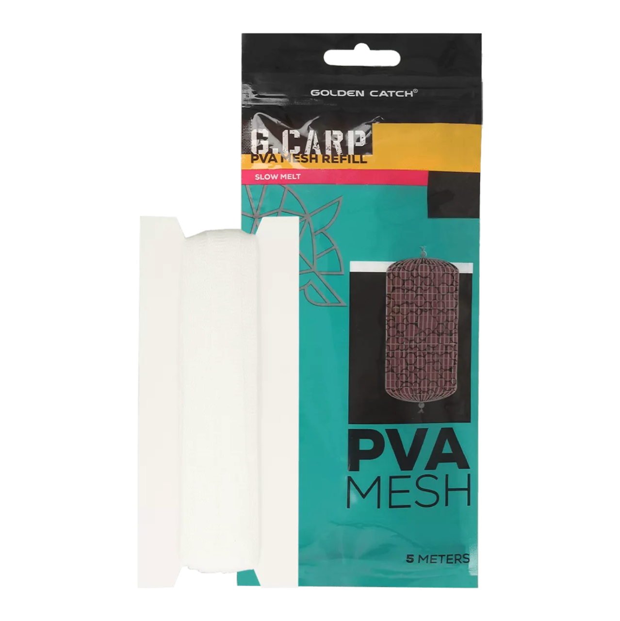 PVA tīkls Golden Catch G.Carp PVA Mesh Refill Slow Melt 5m