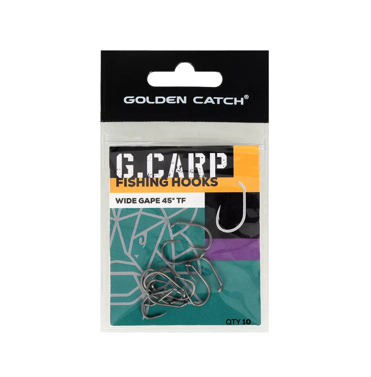 Крючки Golden Catch G.Carp Wide Gape 45° TF