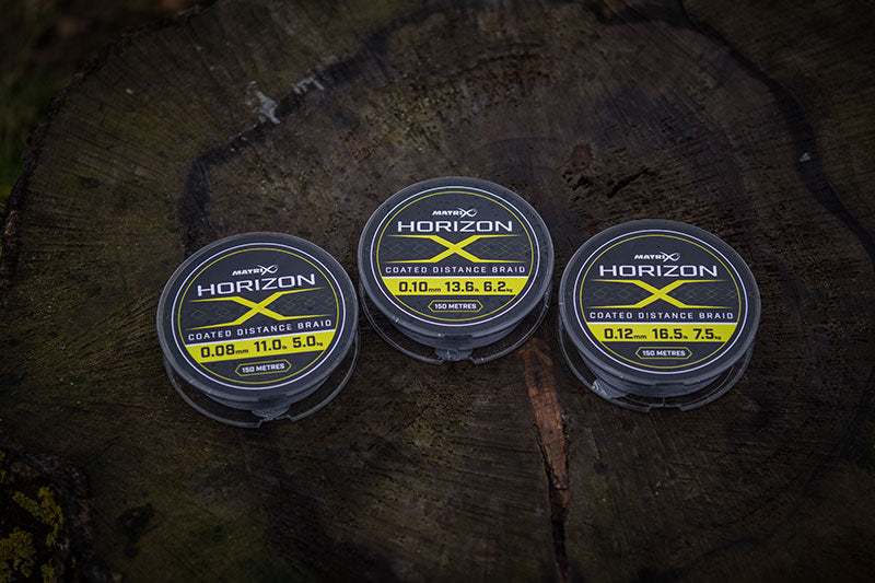 Matrix Horizon X Coated Braid Line 150m 0.10mm Balck