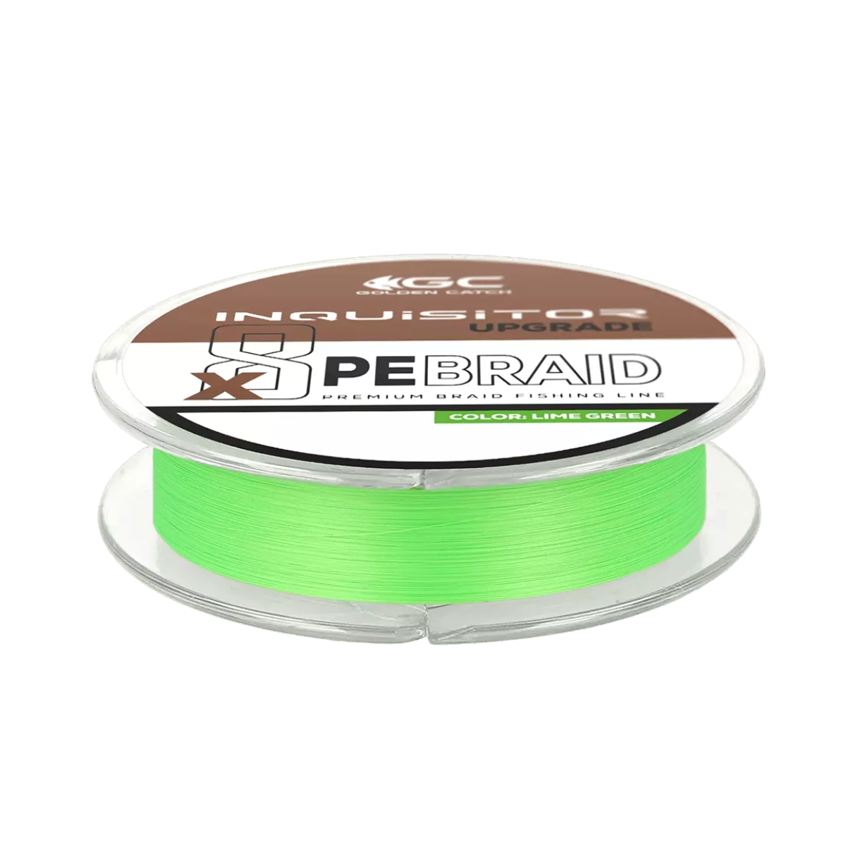 Golden Catch Inquisitor PE X8 Upgrade Braided Line Lime Green