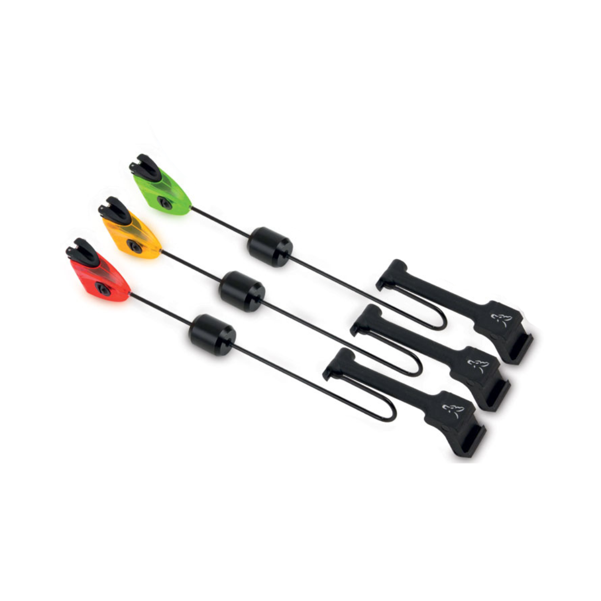 Svingeru komplekts trīs makšķerēm Fox MK3