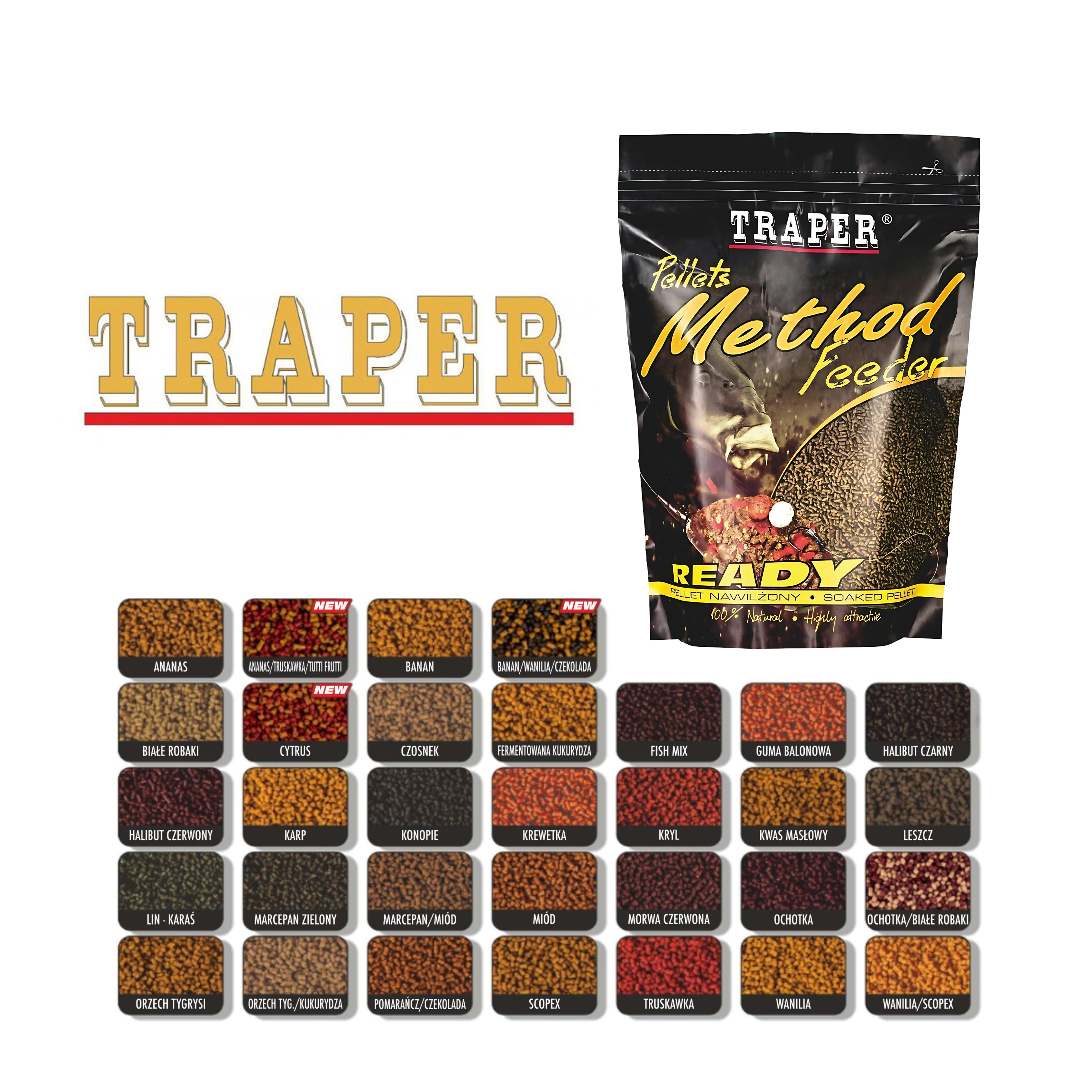 Ēsmas granulas Traper Method Feeder Ready 500g